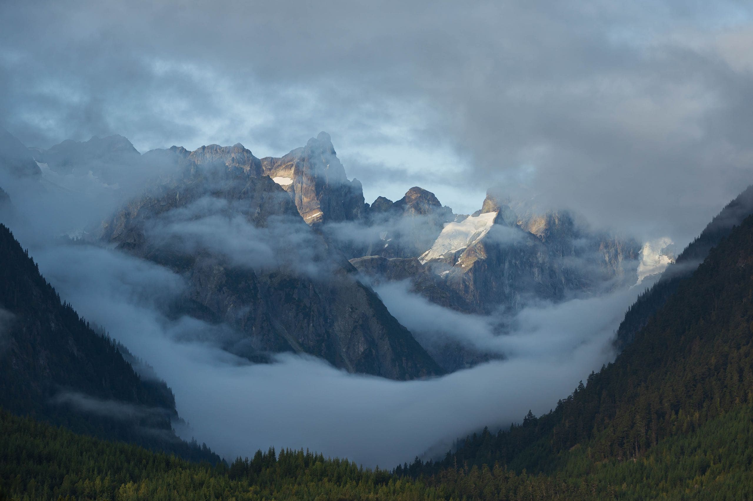 Foggy Mountain Range